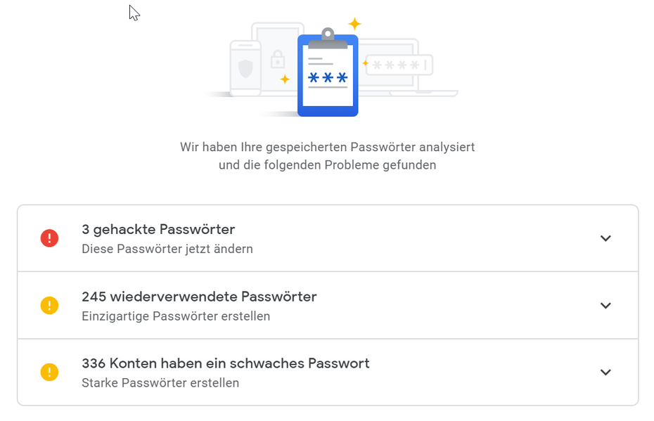 Passwort gehackt, zu oft verwendet oder zu schwach? (Screenshot: t3n.de)