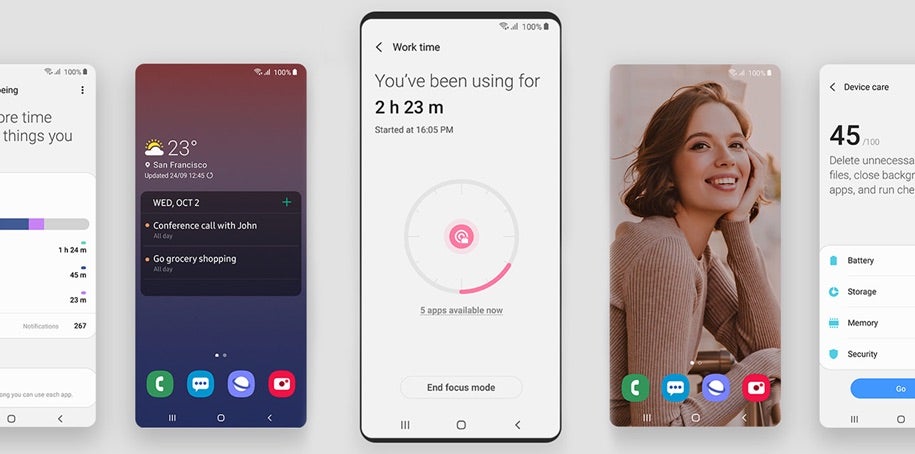 Android 10 Update für Samsung-Smartphone: One UI 2 Beta ist da. (Bild: Samsung)