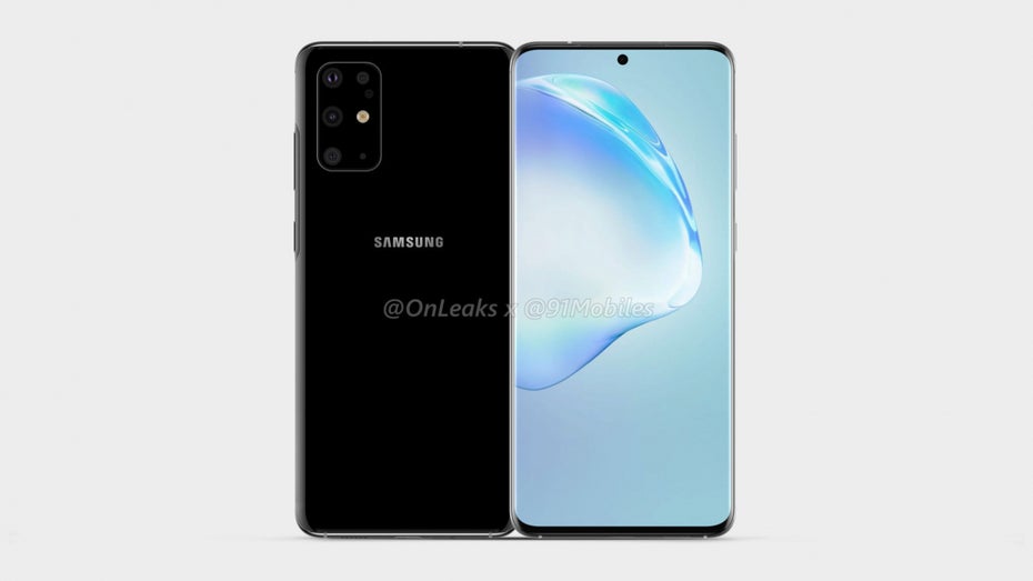 Samsung Galaxy S11 Renderbild. (Bild: Onelaks; 91 Mobiles)