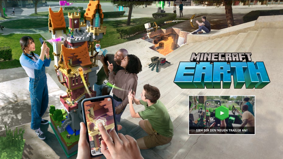 Minecraft Earth: Augmented-Reality-Game jetzt auch in Deutschland spielbar