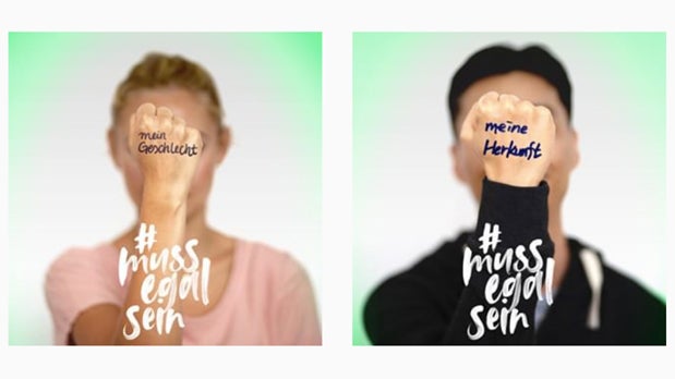 #MussEgalSein – Hashtag-Kampagne gegen Diskriminierung in der Arbeitswelt #MussEgalSein – Hashtag-Kampagne gegen Diskriminierung in der Arbeitswelt