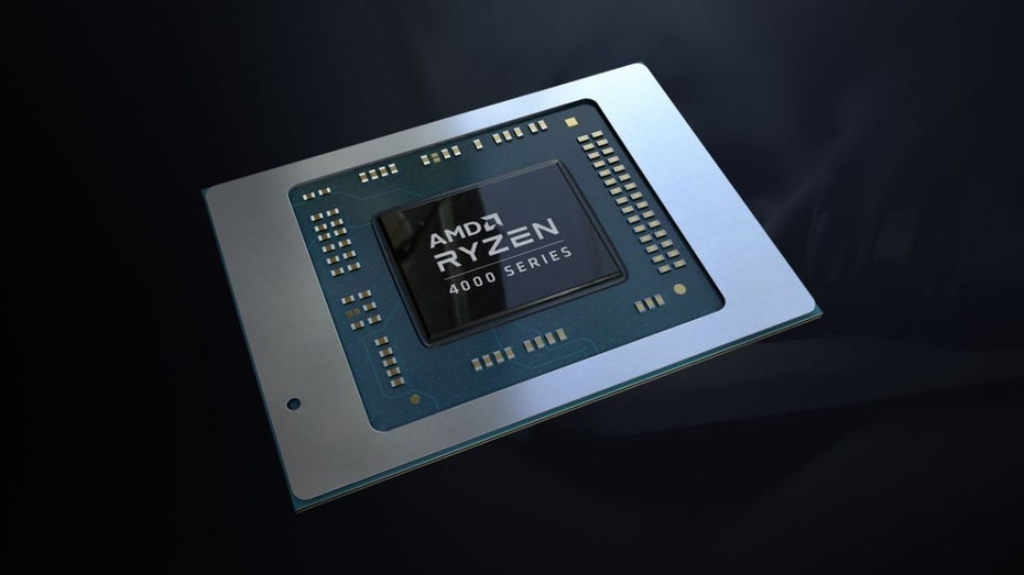 AMD Ryzen 4000. (Bild: AMD) Ryzen 4000 mit bis zu 8 Kernen: AMD greift Intel im Laptop-Bereich an