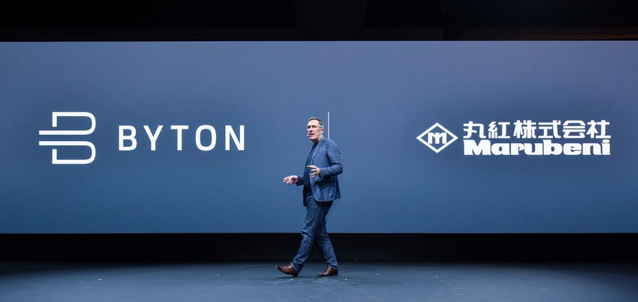 Byton will mit neuem Investor Marubeni unter anderem Heimspeicher bauen. (Foto: t3n)