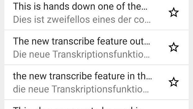 In der Google-Übersetzer-App müsst ihr nur Spracheingabe oder Unterhaltung wählen – und los geht’s. (Screenshot: t3n)