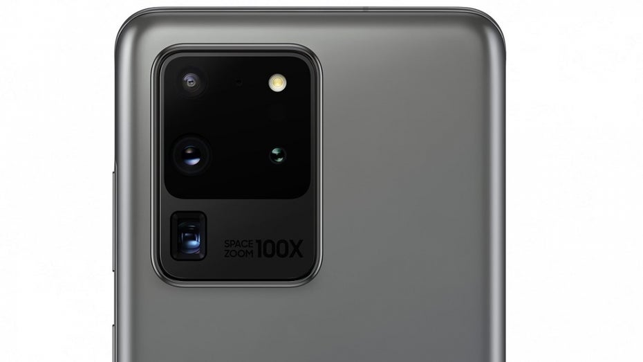 Samsung Galaxy S20 Ultra kommt mir 100x „Space-Zoom“. (Bild: Evleaks)