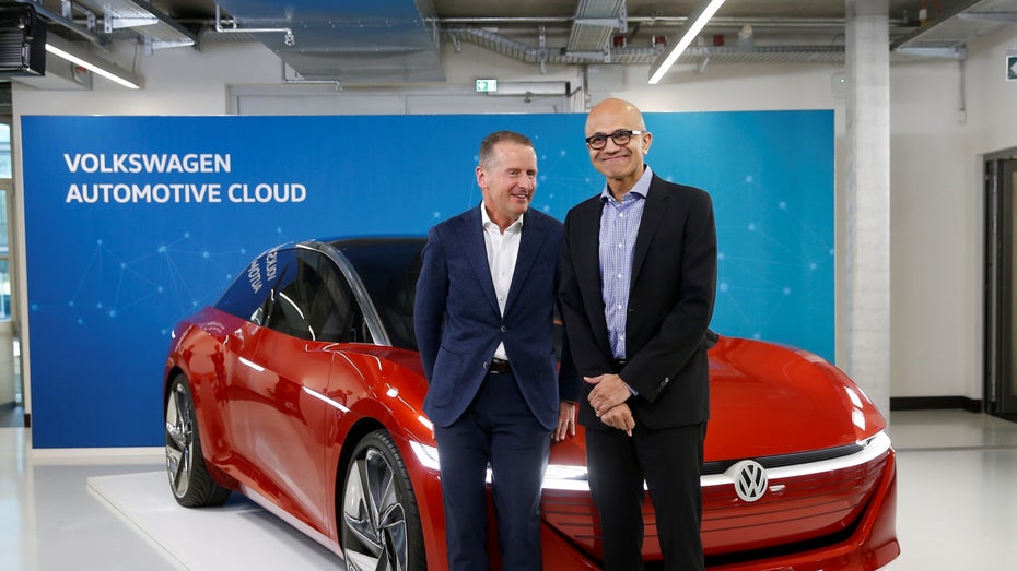 Mit einer Prise Nerd-Humor: VW und Microsoft rücken enger zusammen Mit einer Prise Nerd-Humor: VW und Microsoft rücken enger zusammen