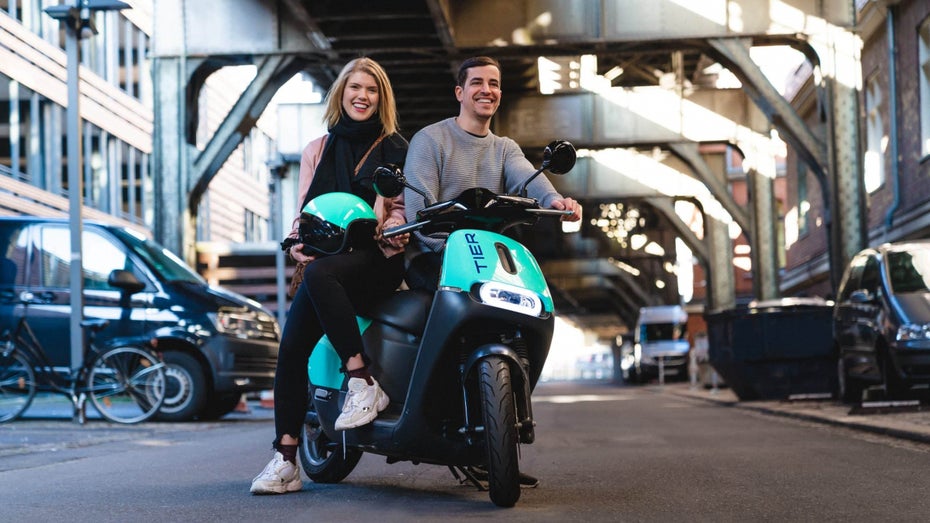 Coup fährt bald wieder. Dann aber unter der Tier-Flagge. (Foto: Coup) E-Tretroller-Verleih Tier Mobility kauft 5.000 E-Mopeds von Coup