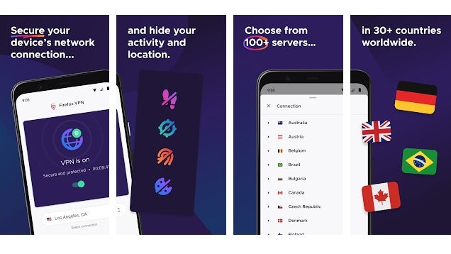 Firefox-VPN als Android-App. (Screenshot: Mozilla/Google, t3n) Mozilla veröffentlicht Android-App für seinen Firefox-VPN-Dienst
