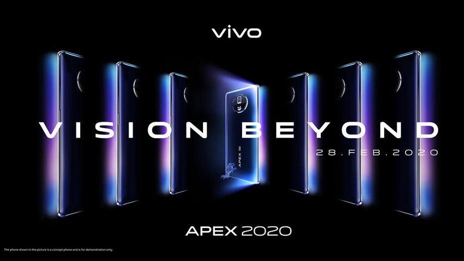 Vivo Apex 2020: Konzept-Phone mit rasanter Drahtlos-Ladefunktion und ungewöhnlicher Kamera