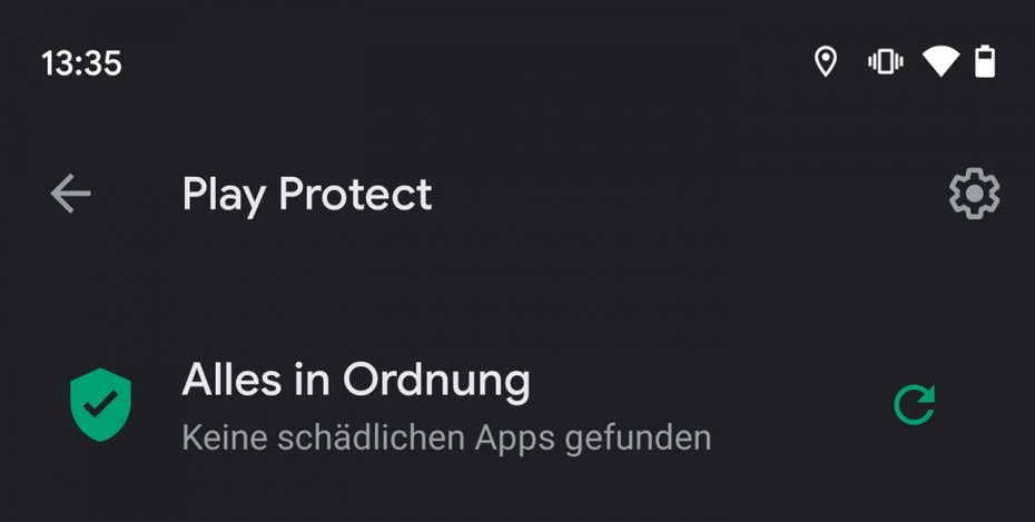 Google Play Protect. (Screenshot: t3n)