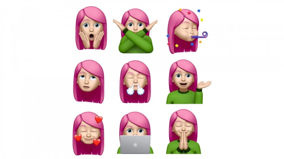 iOS 13.4 bringt neue Memoji-Sticker. (Screenshot: Macrumors)