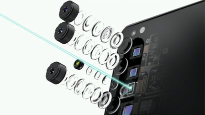 Die Triple-Cam des Sony Xperia 1 II. (Bild: Sony)