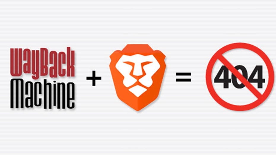 Nie mehr 404: Brave-Browser integriert die Wayback Machine Nie mehr 404: Brave-Browser integriert die Wayback Machine