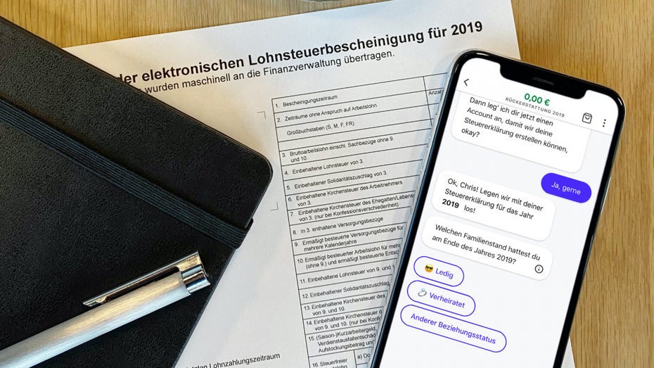 Steuerbot: Wie das Startup mit der Gratis-Steuererklärung trotzdem Geld verdienen will Steuerbot: Wie das Startup mit der Gratis-Steuererklärung trotzdem Geld verdienen will