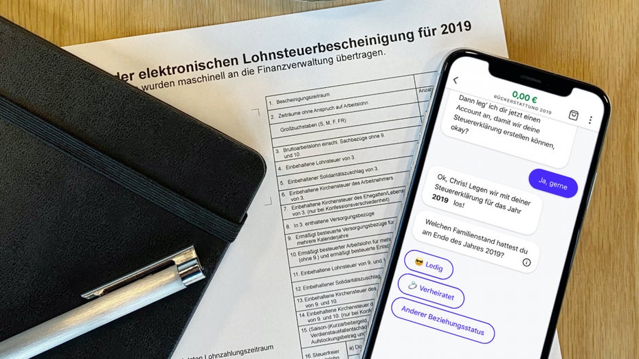Steuerbot: Wie das Startup mit der Gratis-Steuererklärung trotzdem Geld verdienen will