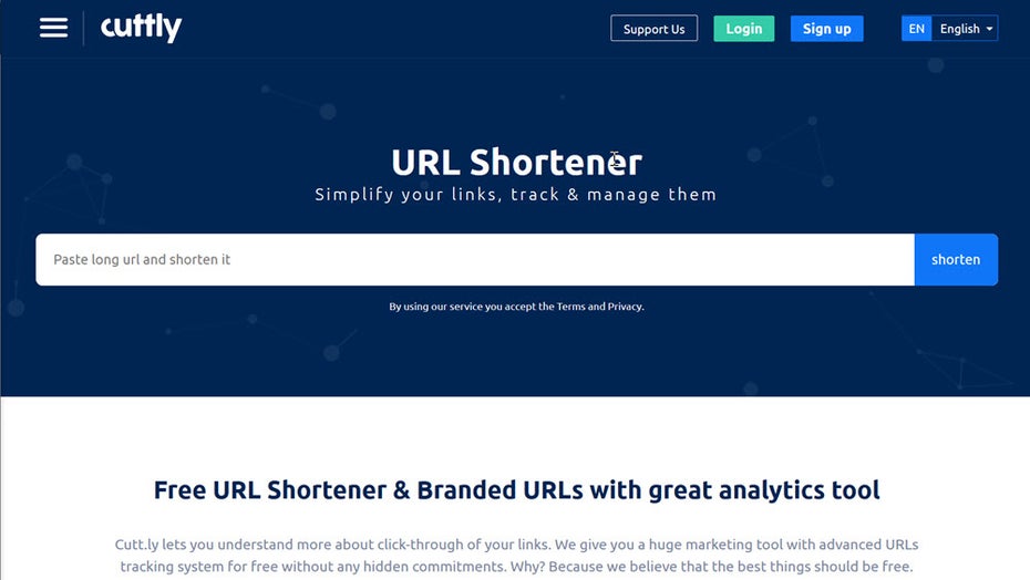 Cutt.ly: Kostenloser URL-Verkürzer mit Analyse-Funktion Cutt.ly: Kostenloser URL-Verkürzer mit Analyse-Funktion