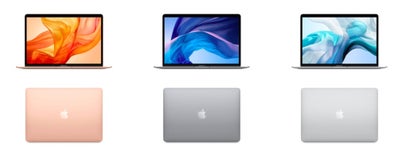 Macbook Air (2020) kommt in drei Farben. (Bild: Apple)