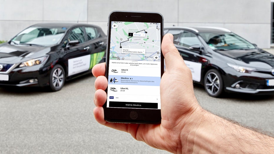 Coronakrise: Uber vermittelt 20.000 Freifahrten für medizinisches Personal Coronakrise: Uber vermittelt 20.000 Freifahrten für medizinisches Personal