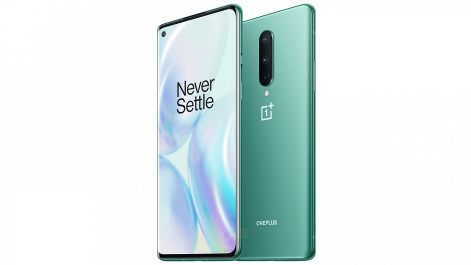 Das Oneplus 8 in Grün. (Bild: Winfuture)