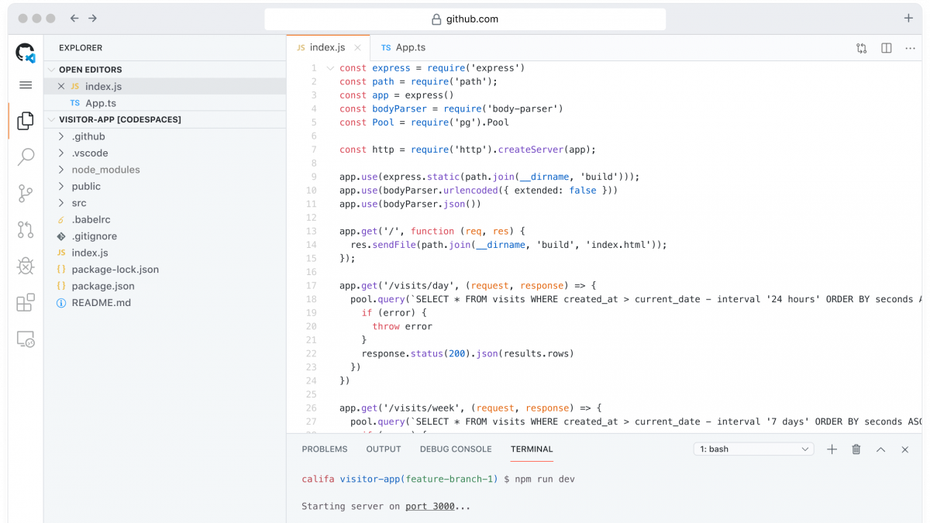 GitHub launcht Codespaces: Ein Klick und you’re good to code