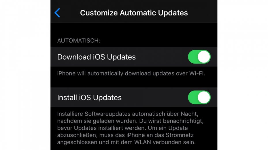 iOS 13.6 bringt verbesserte Update-Einstellungen