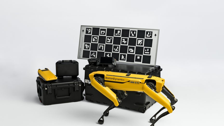 Helfer mit Hirn? Der Funktionsumfang aktueller Roboter ist sehr unterschiedlich (Bild: Boston Dynamics). Smart oder hohl: Was können Spot, Astro und der Tesla Bot eigentlich?