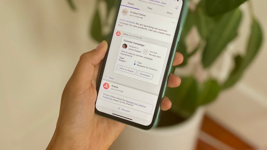 Asana: Aufgaben lassen sich jetzt auch in Microsoft Teams erstellen Asana: Aufgaben lassen sich jetzt auch in Microsoft Teams erstellen