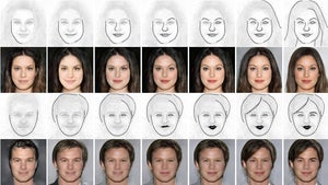 Deep Face Drawing: Wie künstliche Intelligenz aus Strichskizzen Bilder von Gesichtern erzeugt