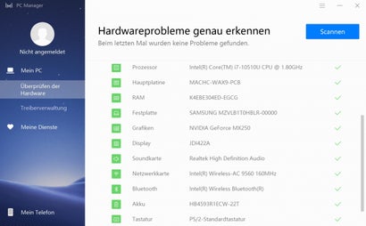 Huawei Matebook X Pro (2020) - die Ausstattung auf einen Blick