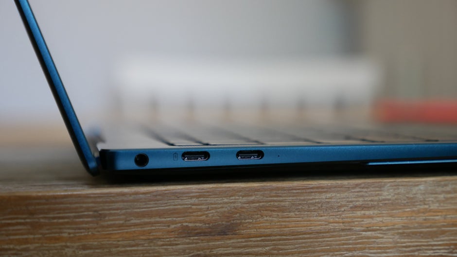 Das Huawei Matebook X Pro hat wie die Vorgänger zwei USB-C-Ports verbaut