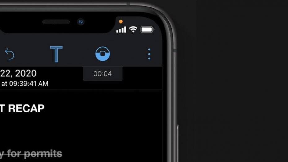iOS 14 zeigt, wenn eine App auf Mikro oder Kamera zugreift