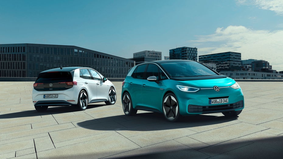 Kompakt-Stromer VW ID 3 soll Schnellladeoption mit bis zu 170 Kilowatt erhalten