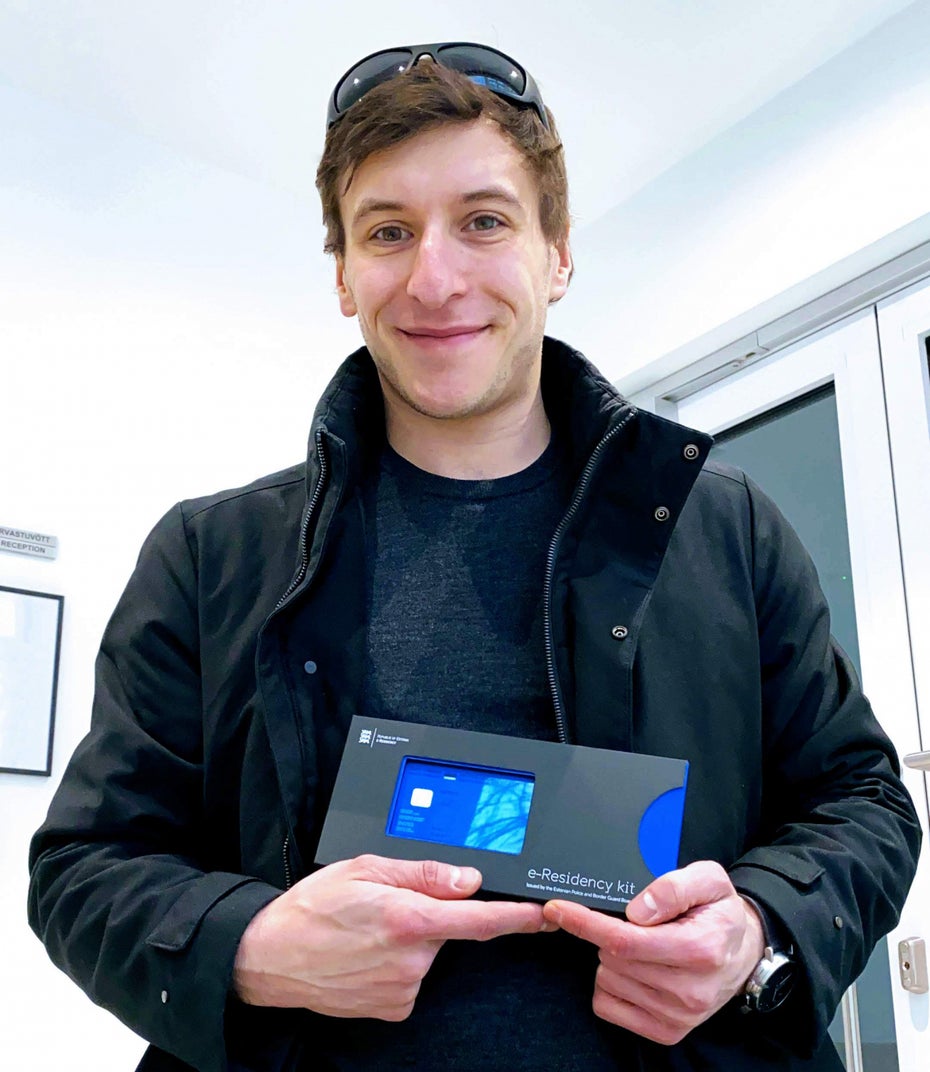 So sieht ein glücklicher e-Resident aus (Foto: Jake Pietras / t3n.de)