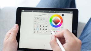 Apple Pencil wird zur Pipette für Farben aus der Umwelt