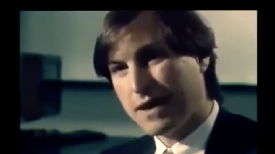 Steve Jobs in einem Interview von 1990. (Screenshot: t3n) Bereits 1990: Steve Jobs spricht über Remote Work und Homeoffice
