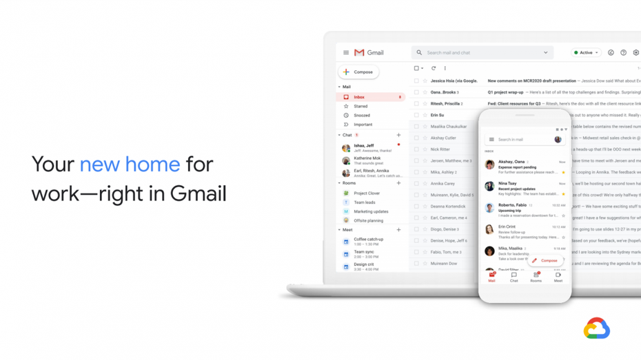 Die bekannte Gmail-App wird um Funktionen ergänzt. (Foto: Tahin Rahman)