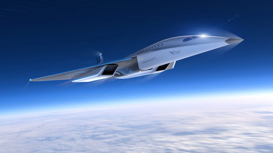 Virgin-Galactic Überschallflugzeug