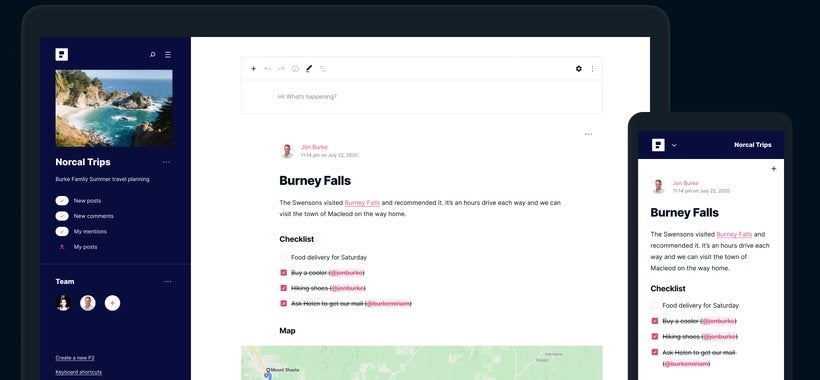 P2 – Kollaborationstool von WordPress-Mutter Automattic