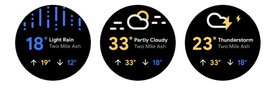 Wear OS neue Wetter-App