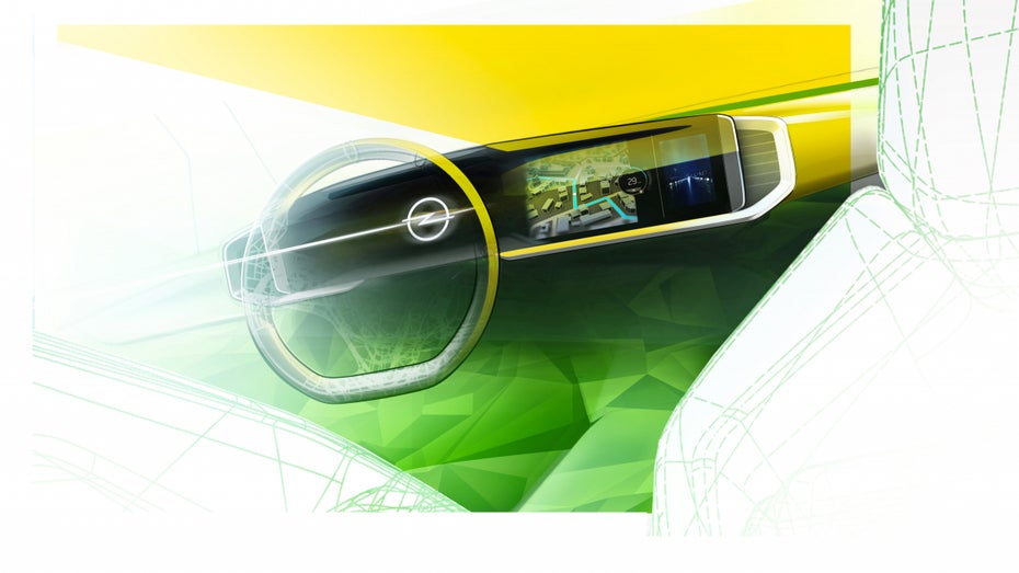 Pure-Panel im Opel Mokka-E