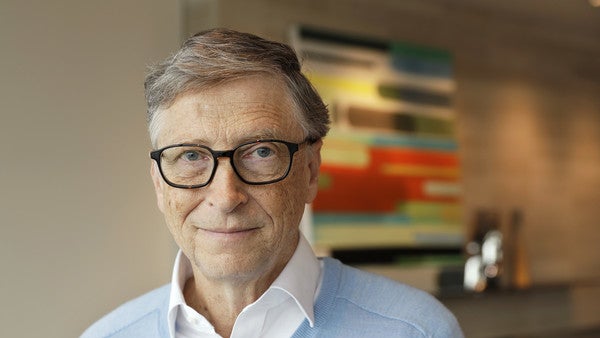 Bill Gates sagt tödlichem Virus den Kampf an. (Foto: dpa) Keine Lust auf das Weltall: Bill Gates hat auf der Erde noch viel vor