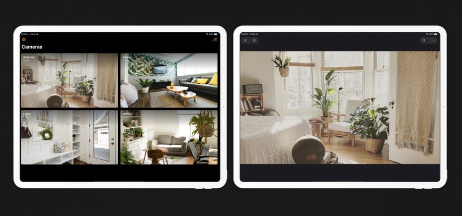 Smarthome-App Homecam für Homekit