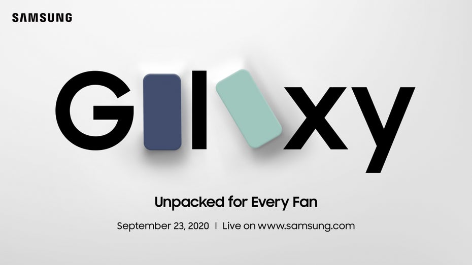 Die Einladung zum Unpacked-Event am 23. September deutet ... (Bild: Samsung)