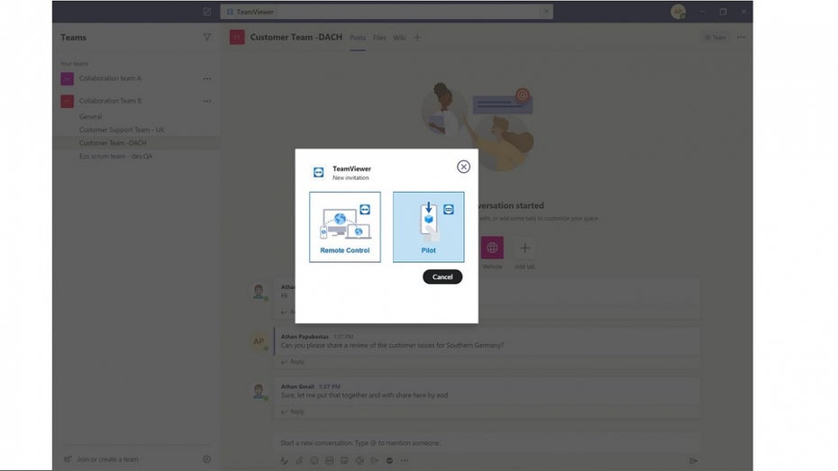 teamviewer microsoft teams