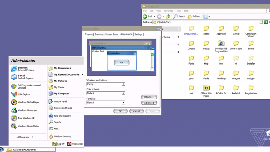 Geheime Oberfläche: Sollte Windows XP wie macOS aussehen?