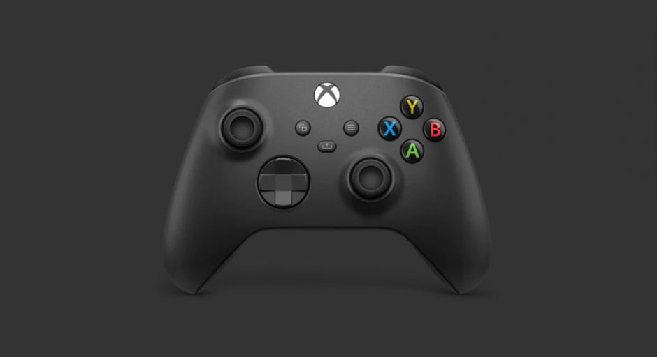 Xbox Wireless Controller Carbon Black in der Frontansicht
