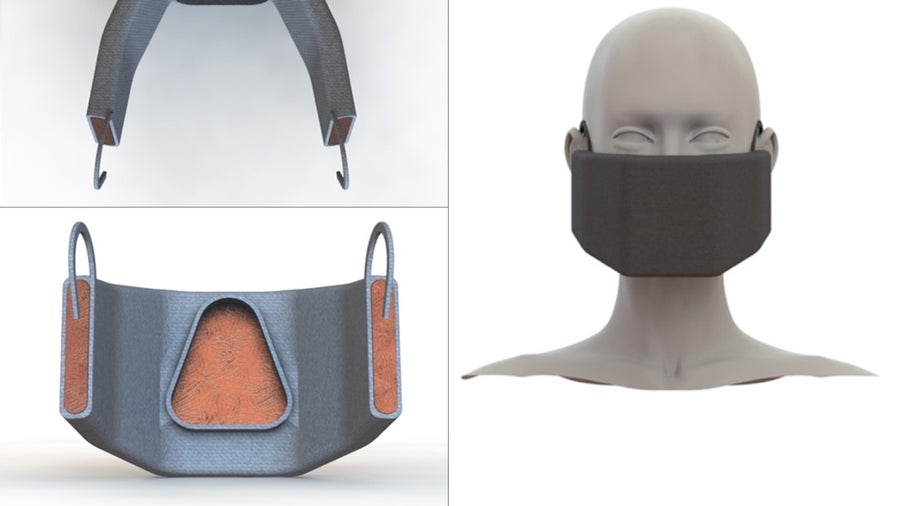 Heißes Kupfernetz: Diese MIT-Maske soll Coronaviren deaktivieren