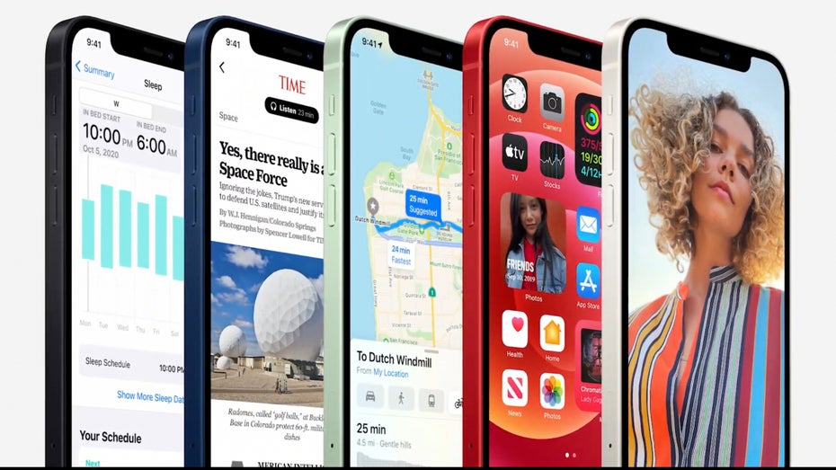 t3n hat das iPhone 12 mit ähnlich teuren Modellen des Android-Lagers verglichen.(Foto: Apple) iPhone 12 im Vergleich mit Samsung Galaxy Note 20 Ultra, Oneplus 8 Pro, Sony Xperia 1 II und Huawei P40 Pro