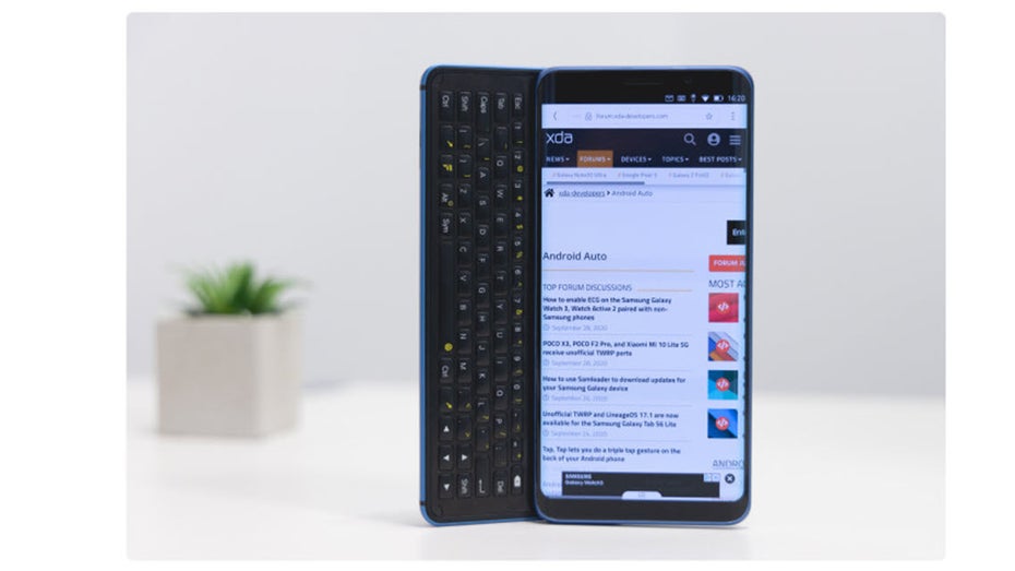 Ohne Google, mit Tastatur: XDA bringt Smartphone Pro1-X mit Lineage OS