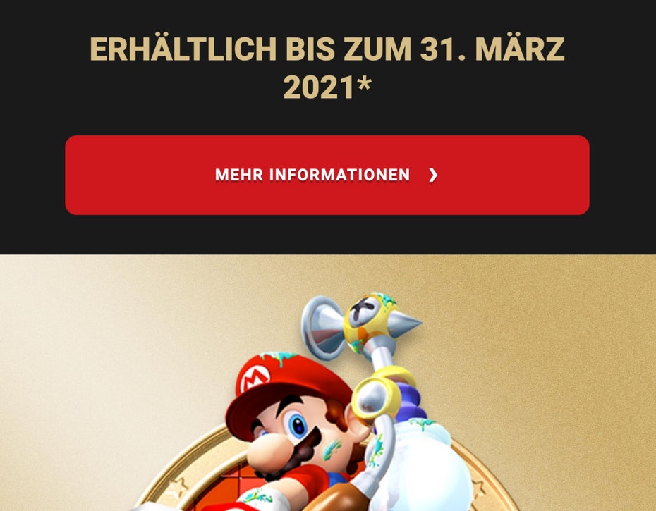 Nintendo versieht eine Meneg Neuerscheinungen nun mit mit einer Art Haltbarkeitsdatum (Screenshot t3n/Nintendo).